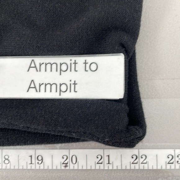 J. Jill Sweater Pullover Black Knit Lace Front Size Medium - Picture 13 of 13